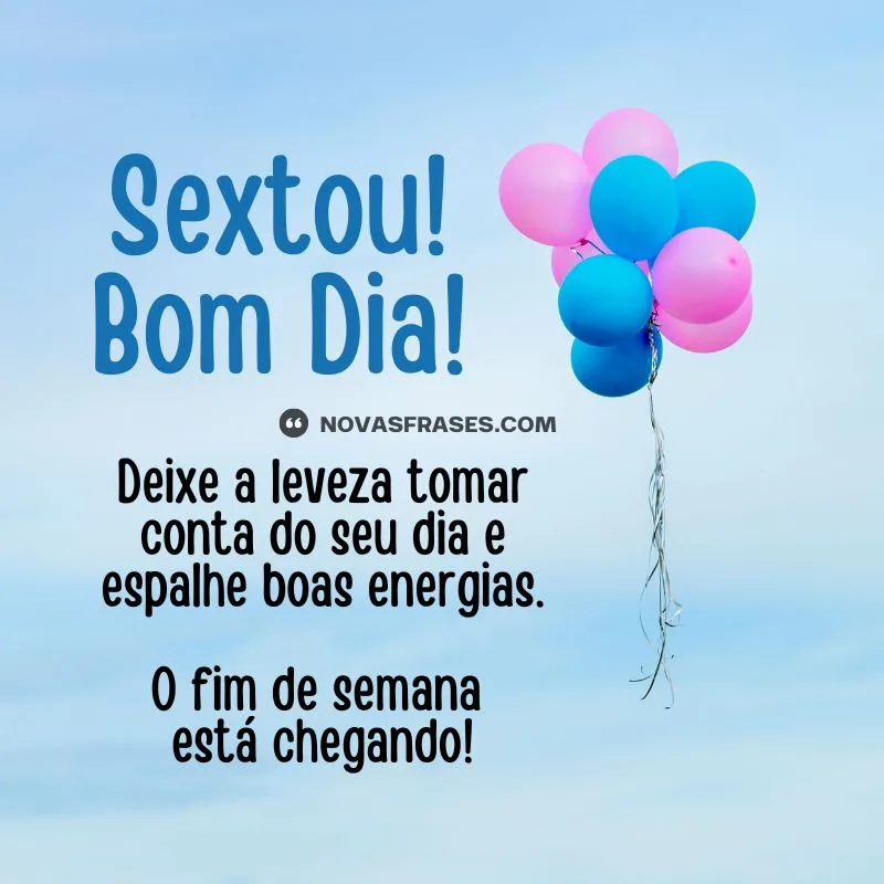 sextou bom dia