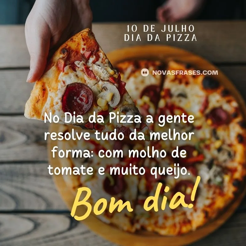 bom dia da pizza