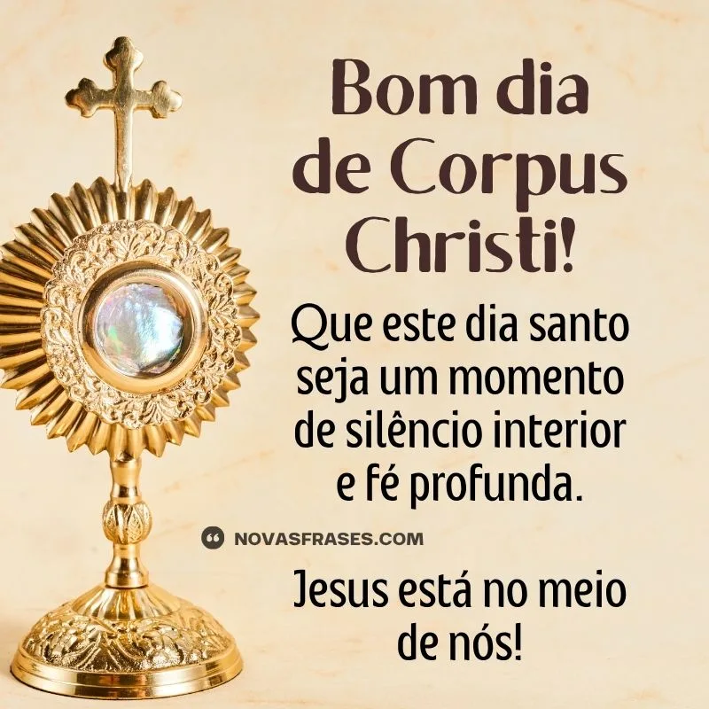 bom dia de corpus christi