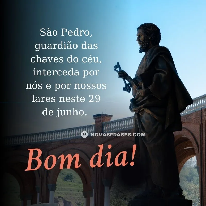 bom dia de são pedro