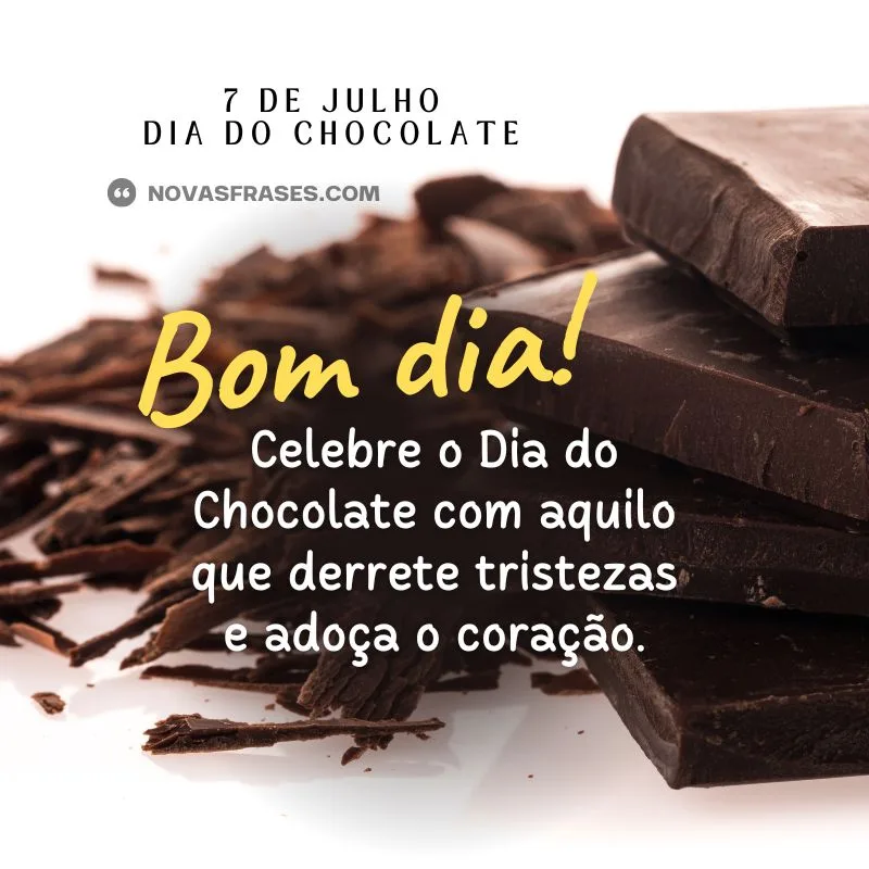bom dia do chocolate