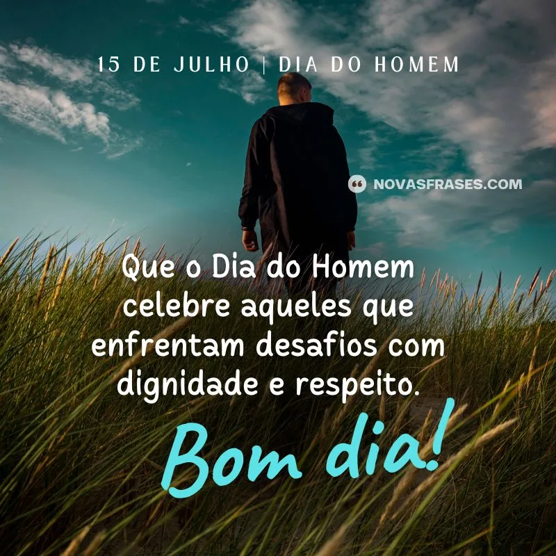 bom dia do homem