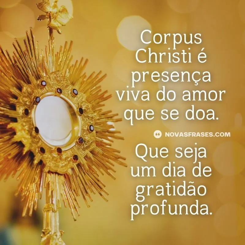 corpus christi mensagem