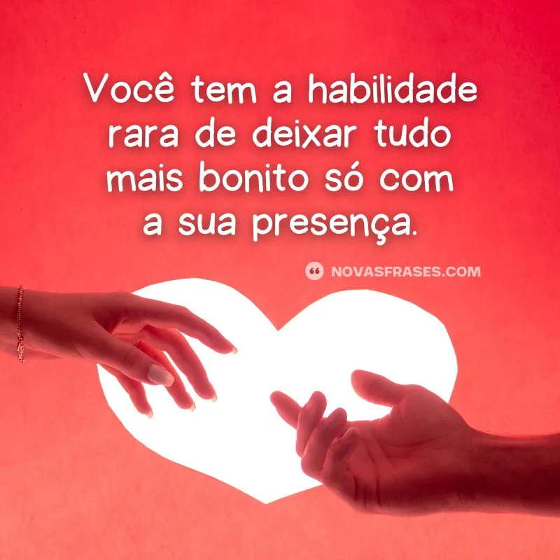 elogios namorada beleza