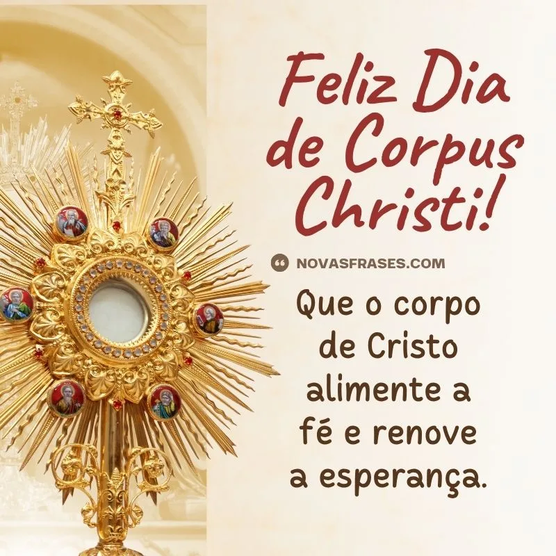 feliz dia de corpus christi