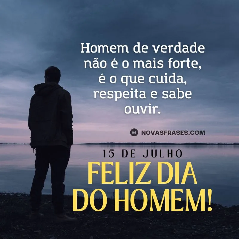 feliz dia do homem