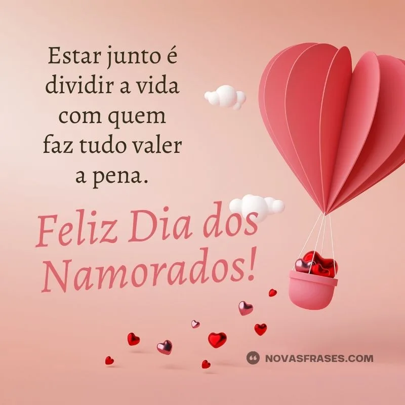 frase dia dos namorados