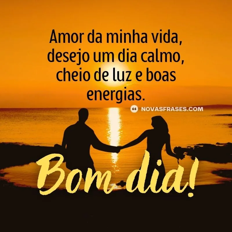 frases de bom dia amor