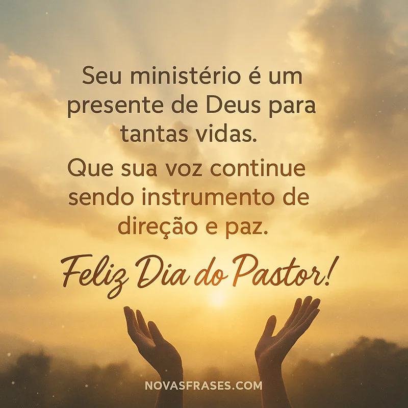 homenagem dia do pastor