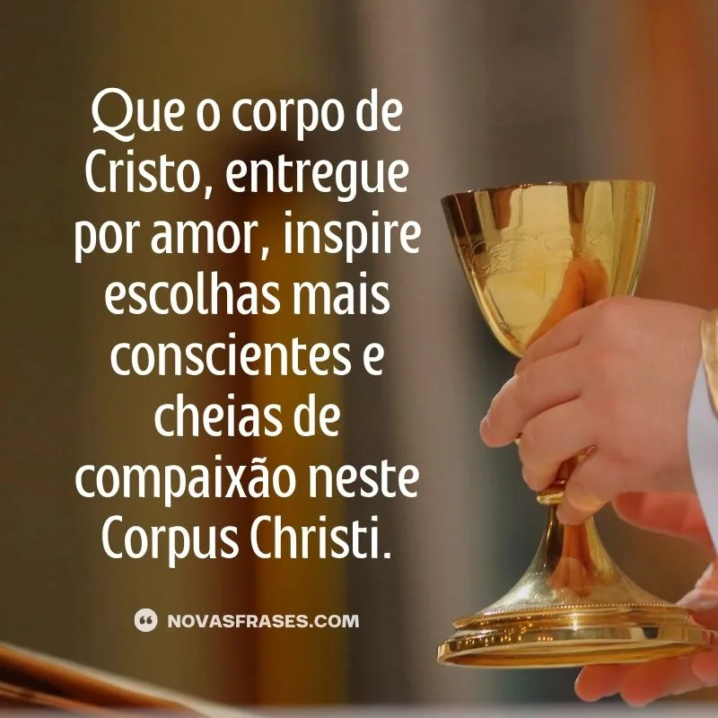 mensagem de corpus christi