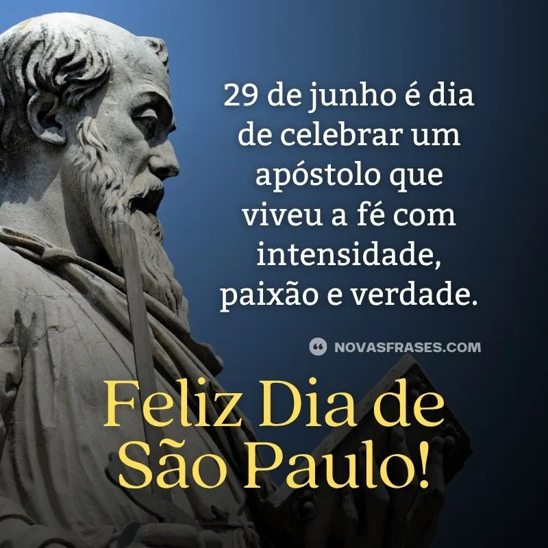 mensagem dia de são paulo