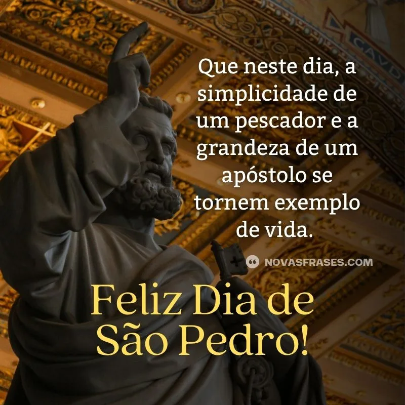 mensagem dia de são pedro