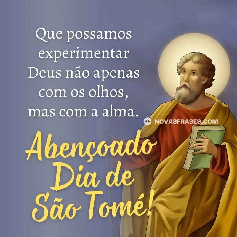 mensagem dia de são tomé