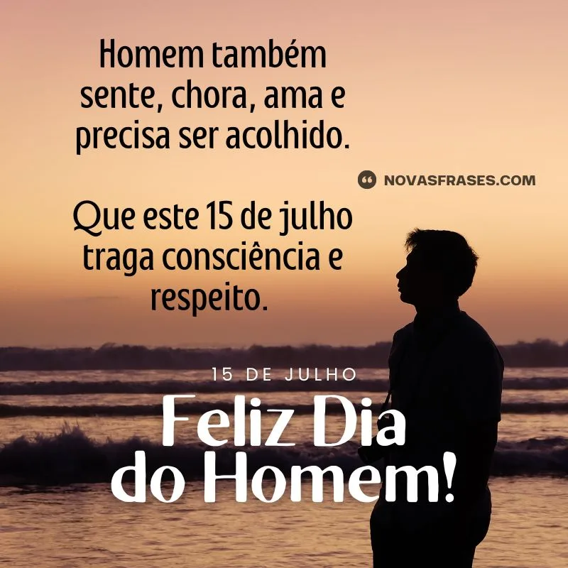 mensagem dia do homem