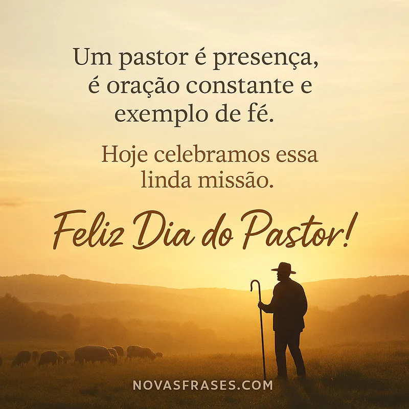 mensagem dia do pastor