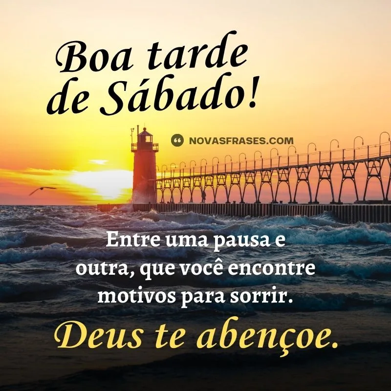 boa tarde de sábado