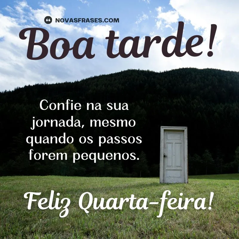 boa tarde feliz quarta-feira