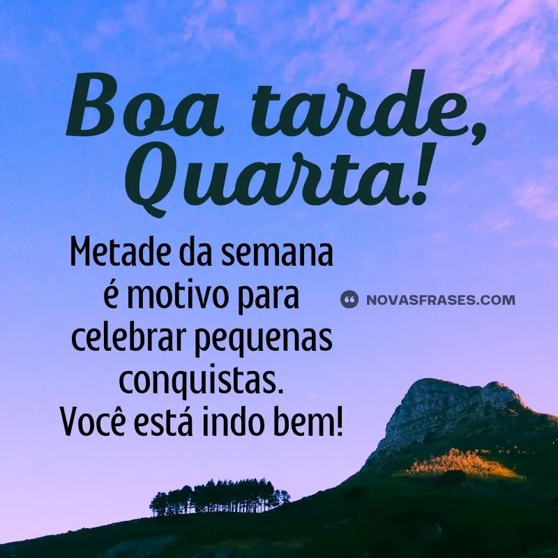boa tarde quarta