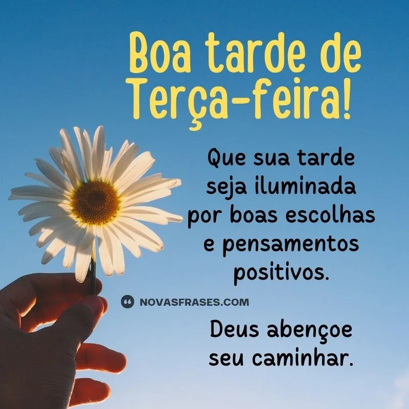 boa tarde terça-feira