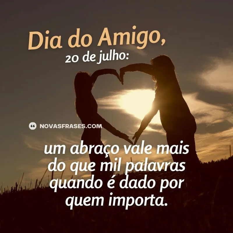 feliz dia do amigo