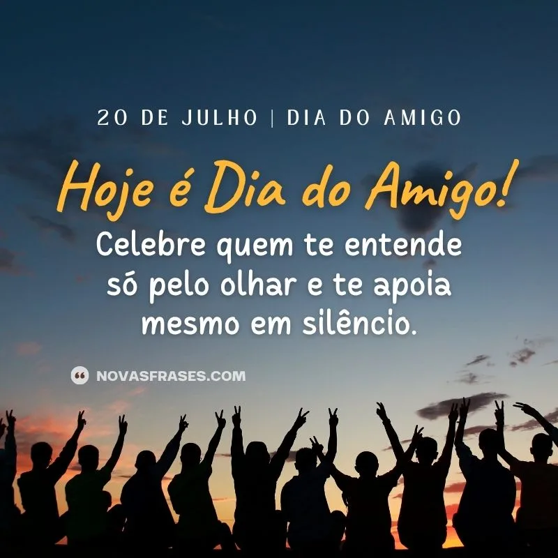 mensagem dia do amigo