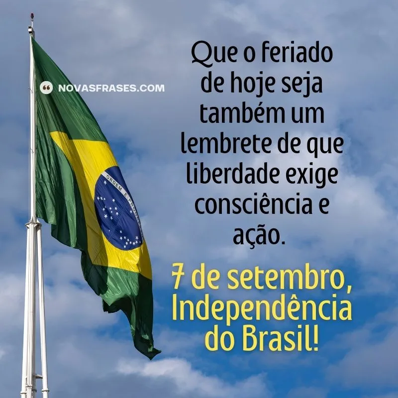 Dia da Independência do Brasil: 30 frases de patriotismo