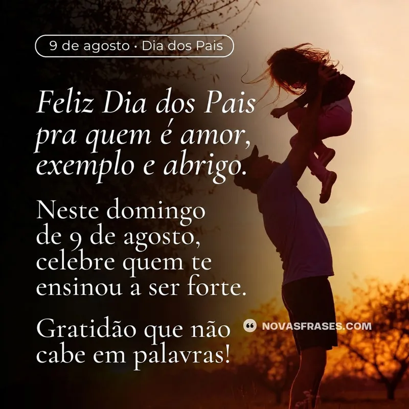 dia dos pais 2026