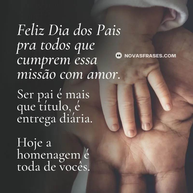 dia dos pais homenagem