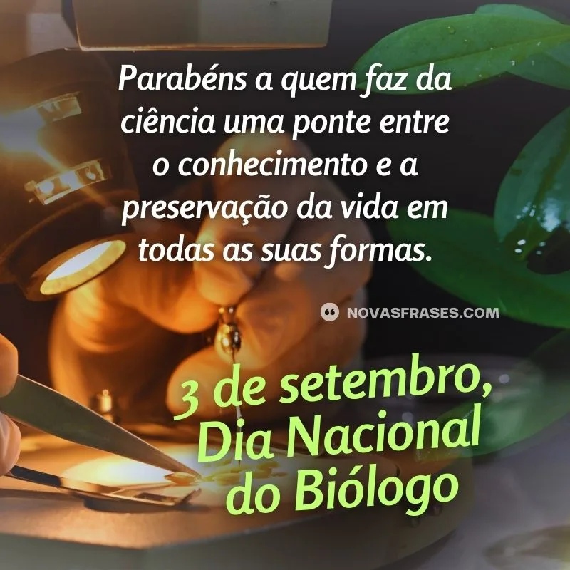 dia nacional do biólogo