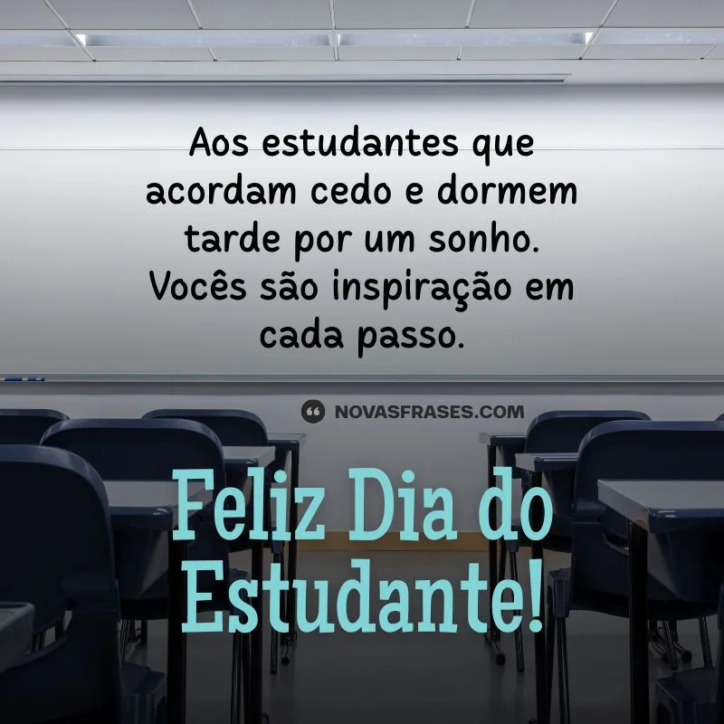 feliz dia do estudante