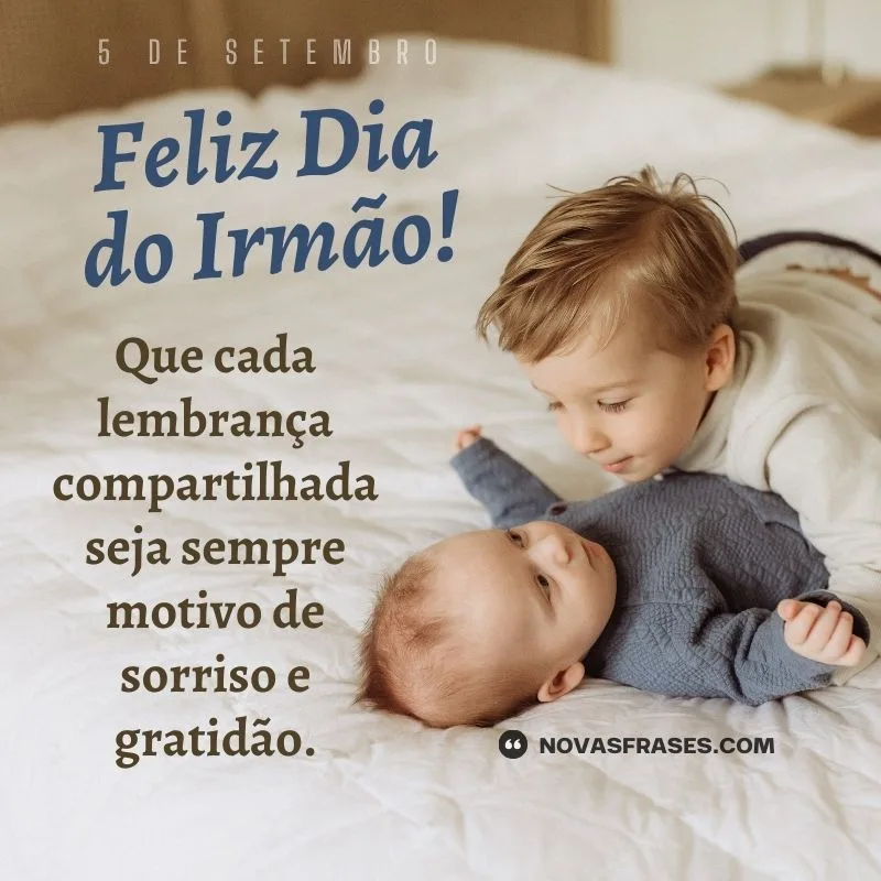 feliz dia do irmão