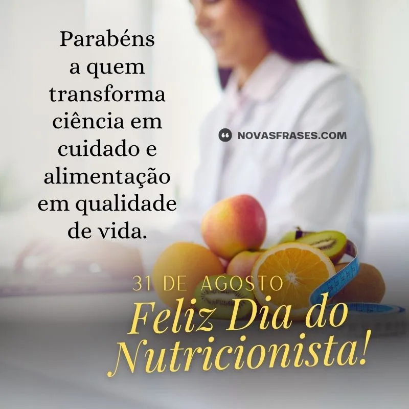 feliz dia do nutricionista