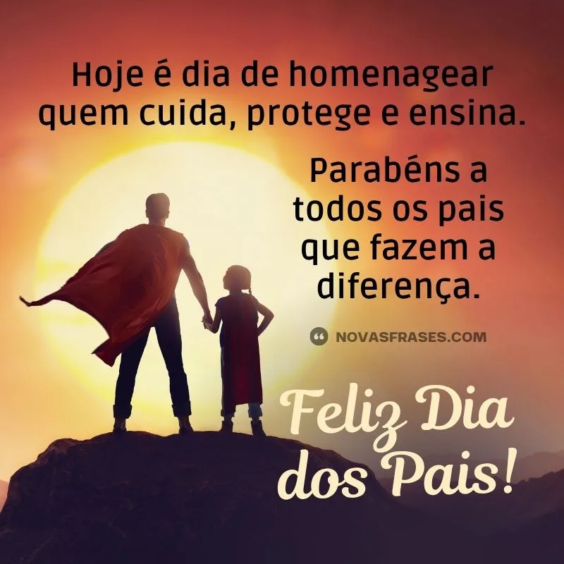 feliz dia dos pais homenagem