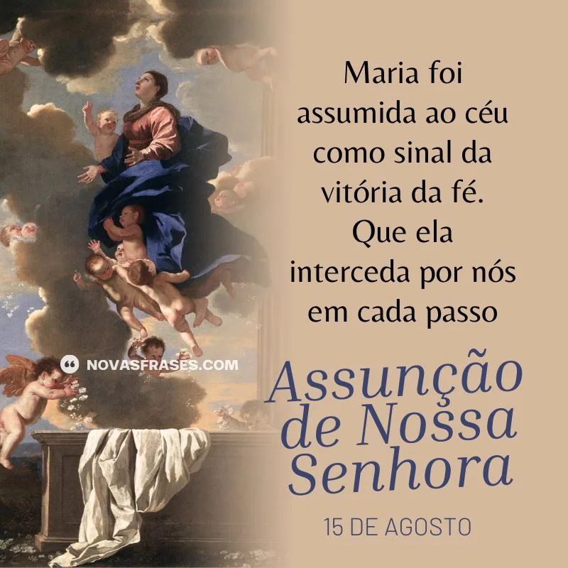 frase assunção de nossa senhora