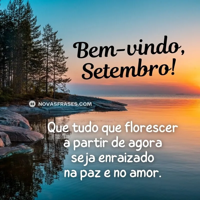 frase bem-vindo setembro