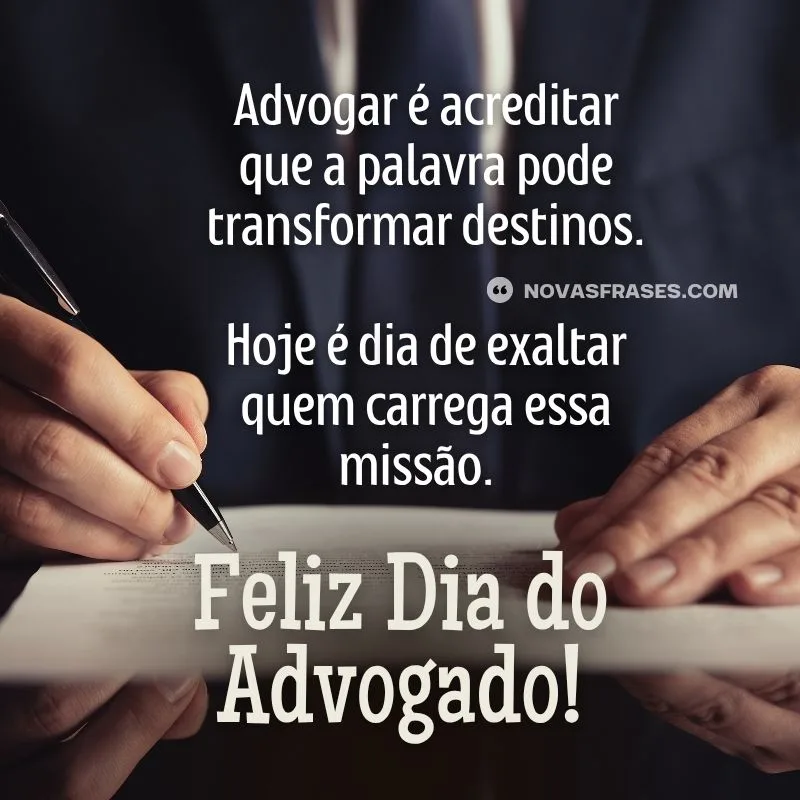 frase dia do advogado