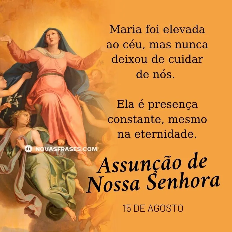 mensagem assunção de nossa senhora