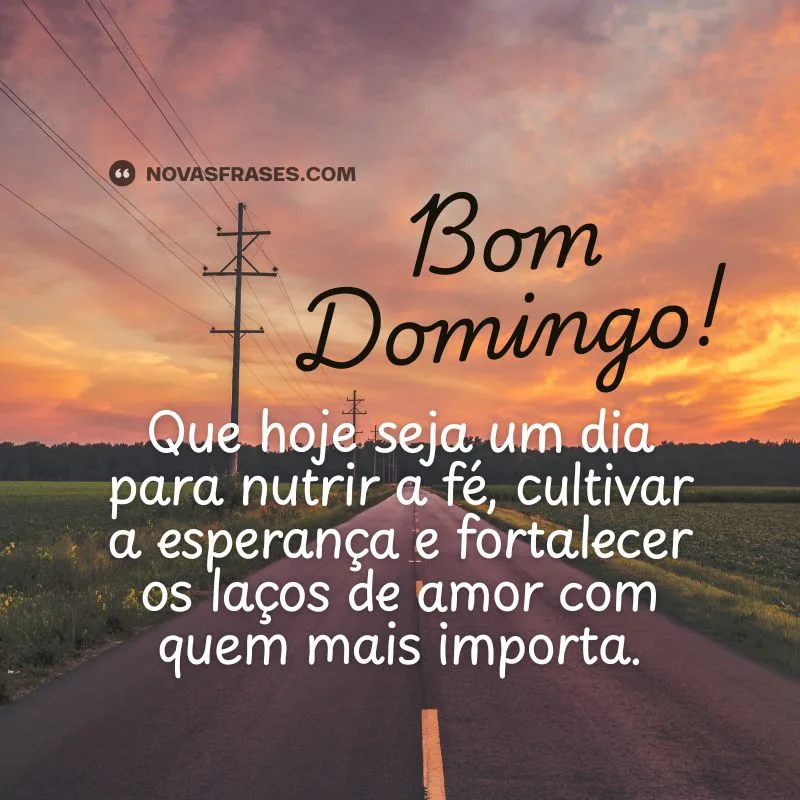 bom dia de domingo