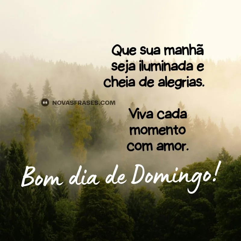 bom dia de domingo