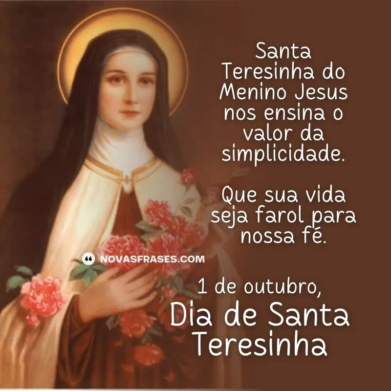 dia de santa teresinha do menino jesus