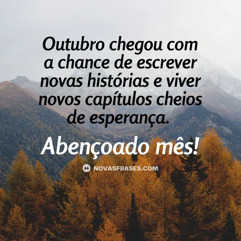 frase outubro
