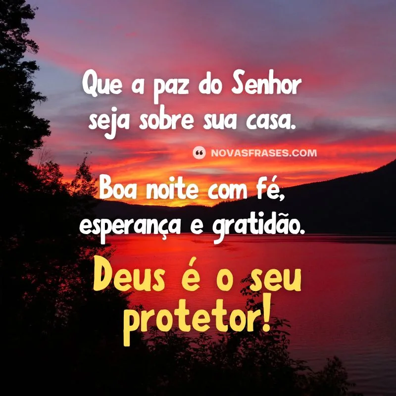 frases de boa noite evangélica