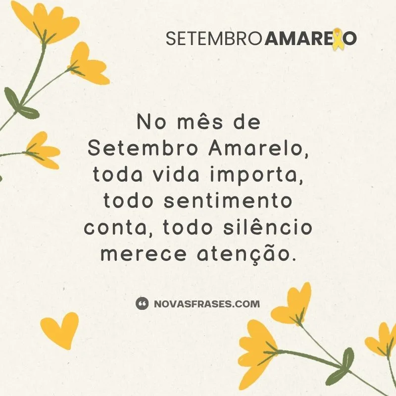 frases motivacionais setembro amarelo