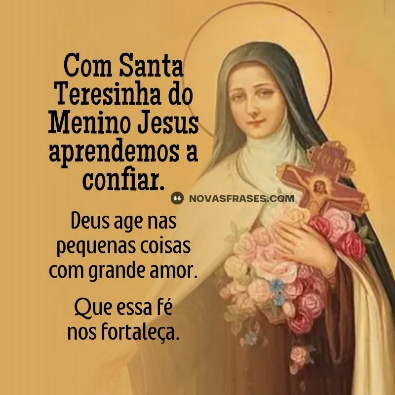 frases santa teresinha