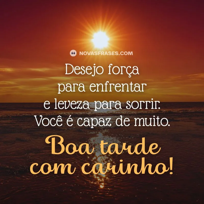 mensagem de boa tarde com carinho para whatsapp