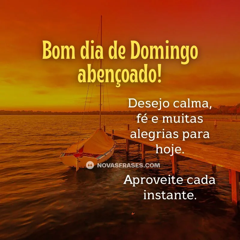mensagem de domingo abençoado