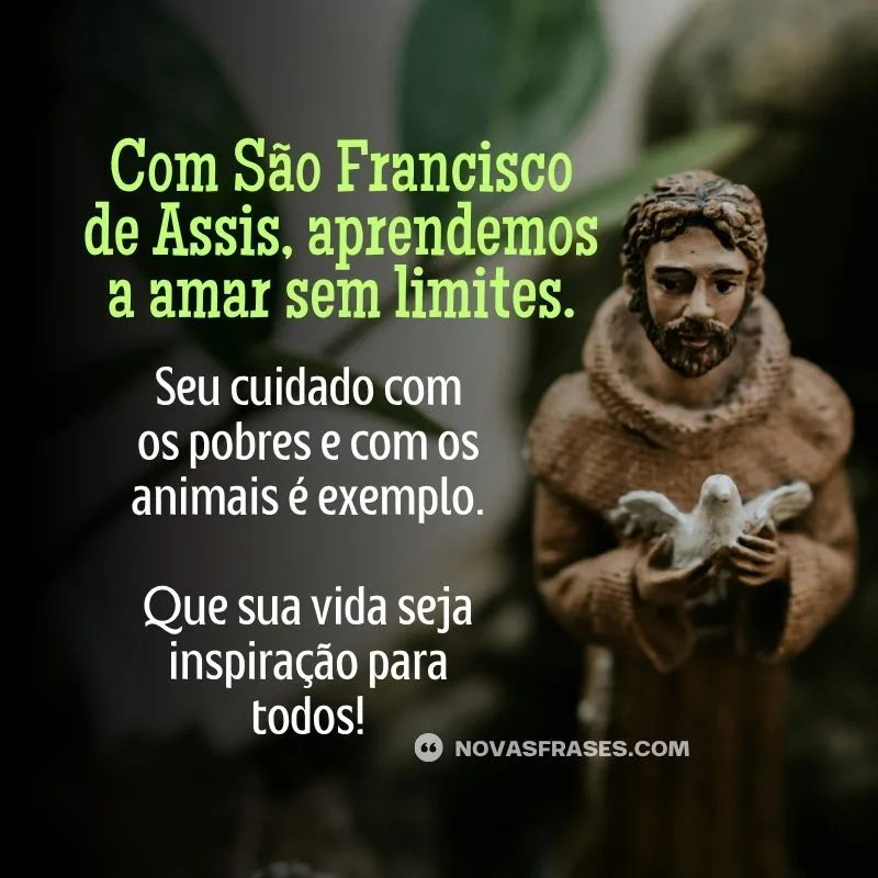 mensagem de são francisco de assis