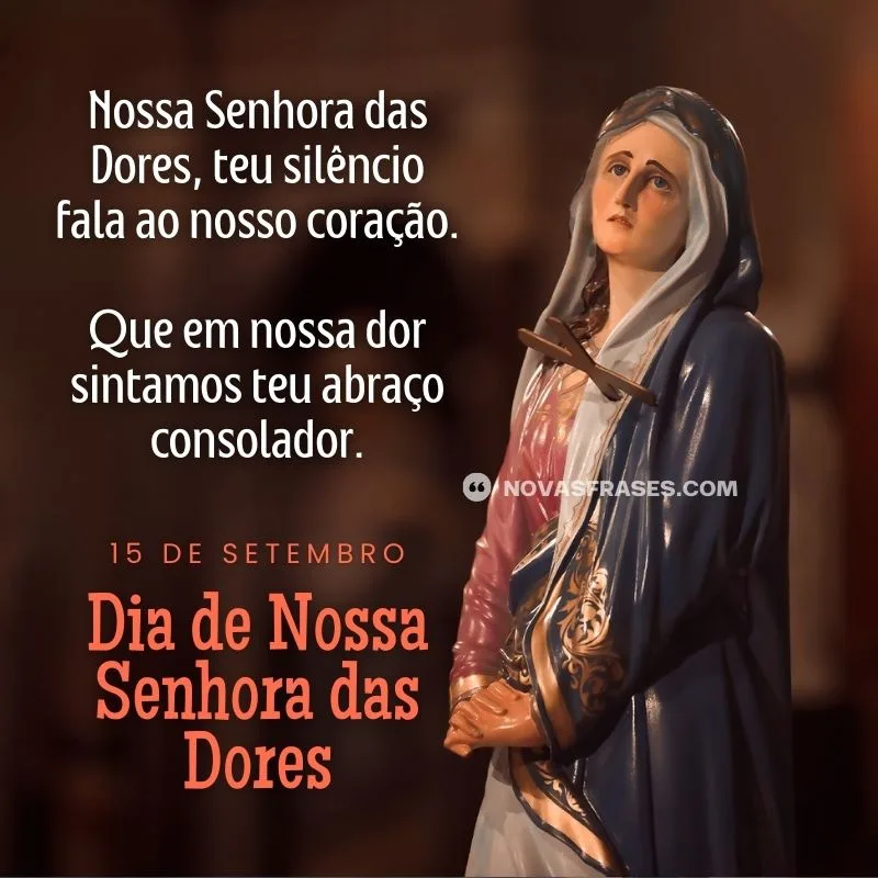 mensagem nossa senhora das dores