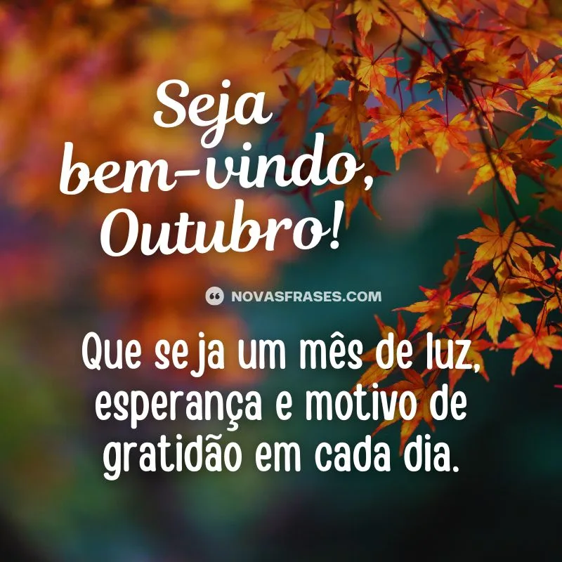 mensagem outubro