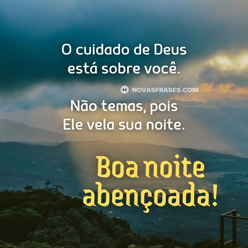 mensagens de boa noite evangélica
